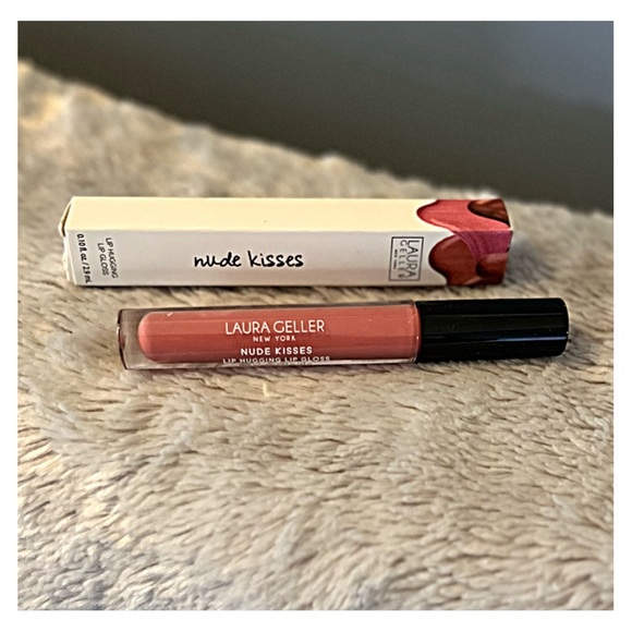 NIB LAURA GELLER NUDE KISSES LIP HUGGING LIP GLOSS in SMOOCH - Pale Rosey Pink - Picture 4 of 8